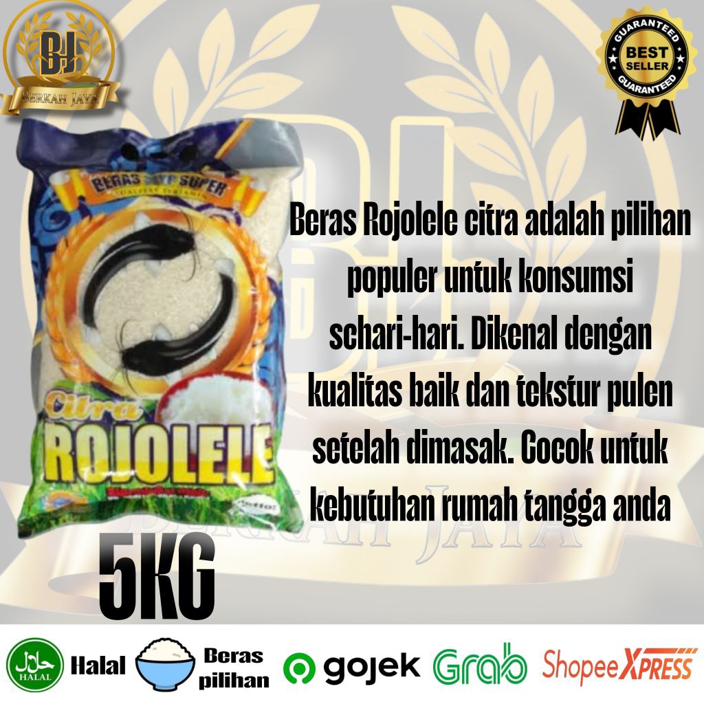 Beras Rojolele Citra 5KG berkualitas premium