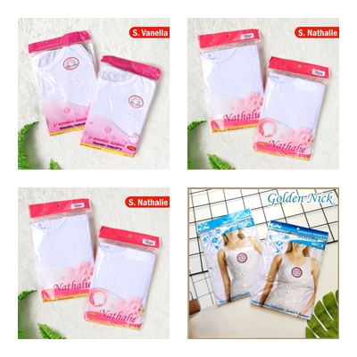 ( 3pc ) Singlet Natalie | Kaos Dalam Nathalie | Singlet Wanita | Kaos Dalam Wanita | Singlet Golden 