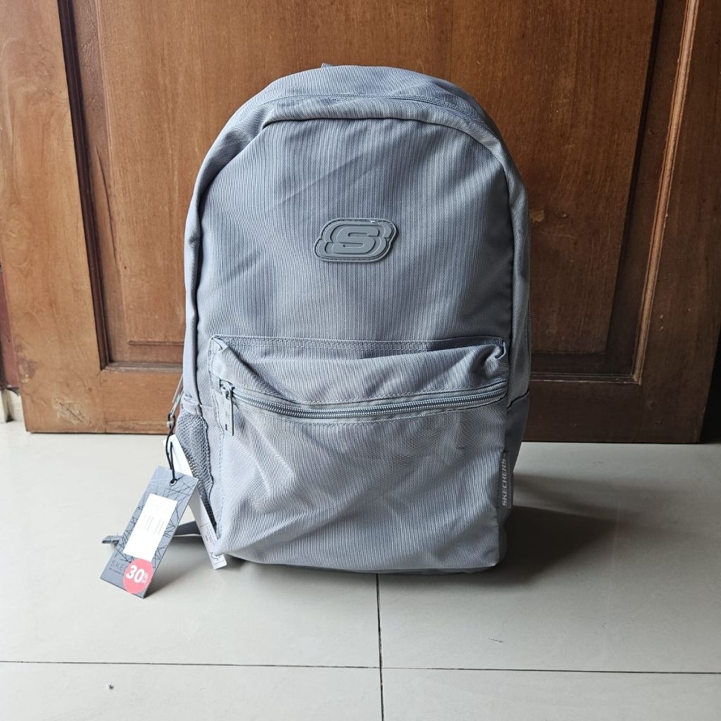 Tas Skechers Pria / SKECHERS BACKPACK / Tas Skechers Hitam / Tas Skechers Pria Wanita Unisex Hitam