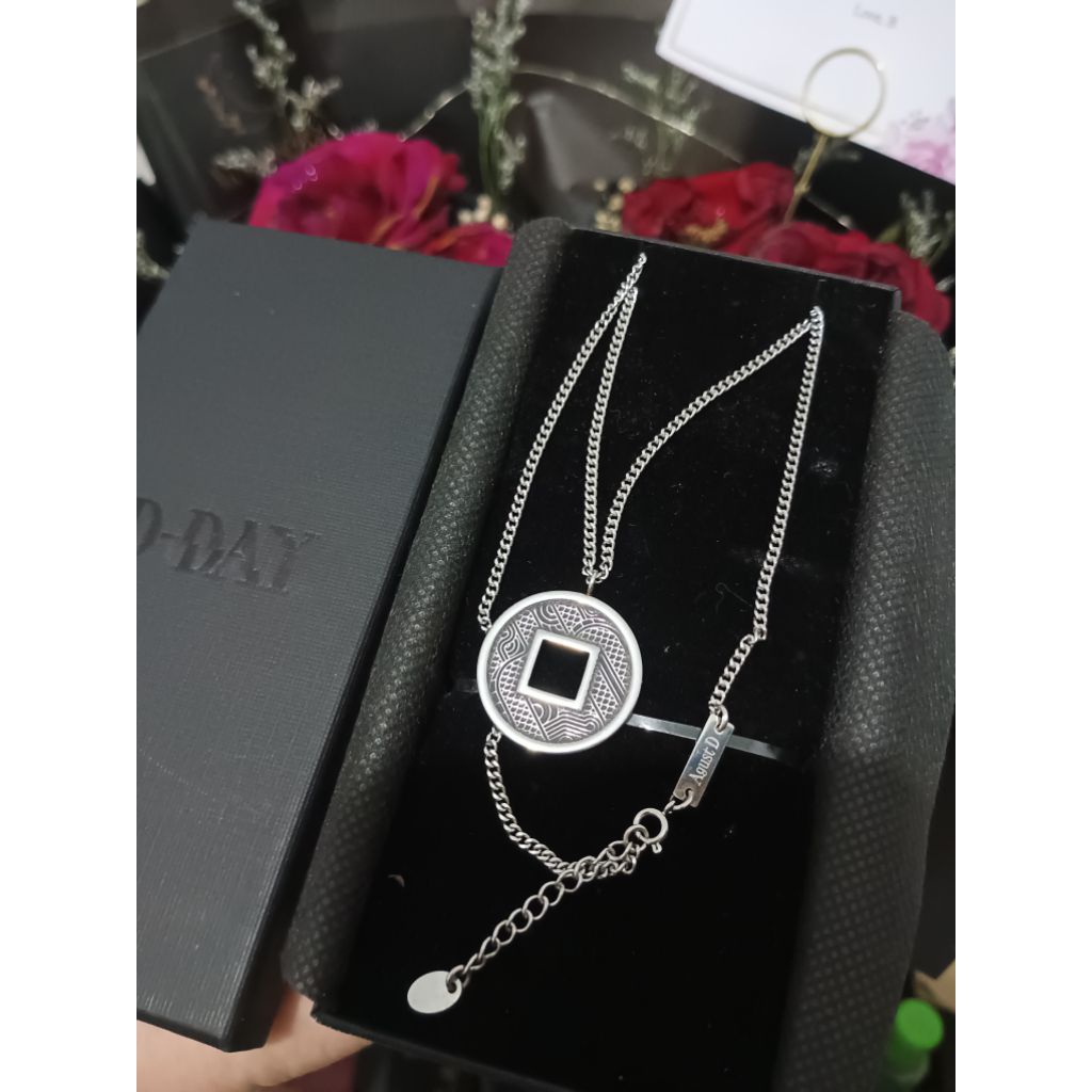 AGUST D I SUGA BTS I KALUNG I NECKLACE D-DAY I MERCHANDISE KONSER DDAY I OFFICIAL I SEALED