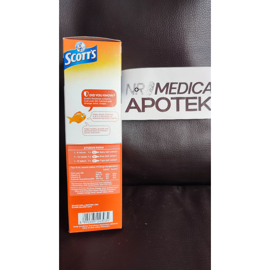 SCOTT'S EMULSION VITA 200ML Original Product