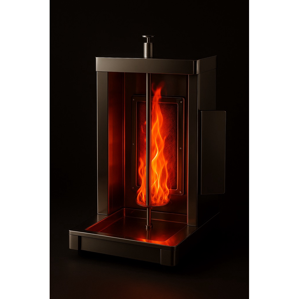 Burner Kebab / Kompor Daging Kebab 2kg & 4kg Fullset