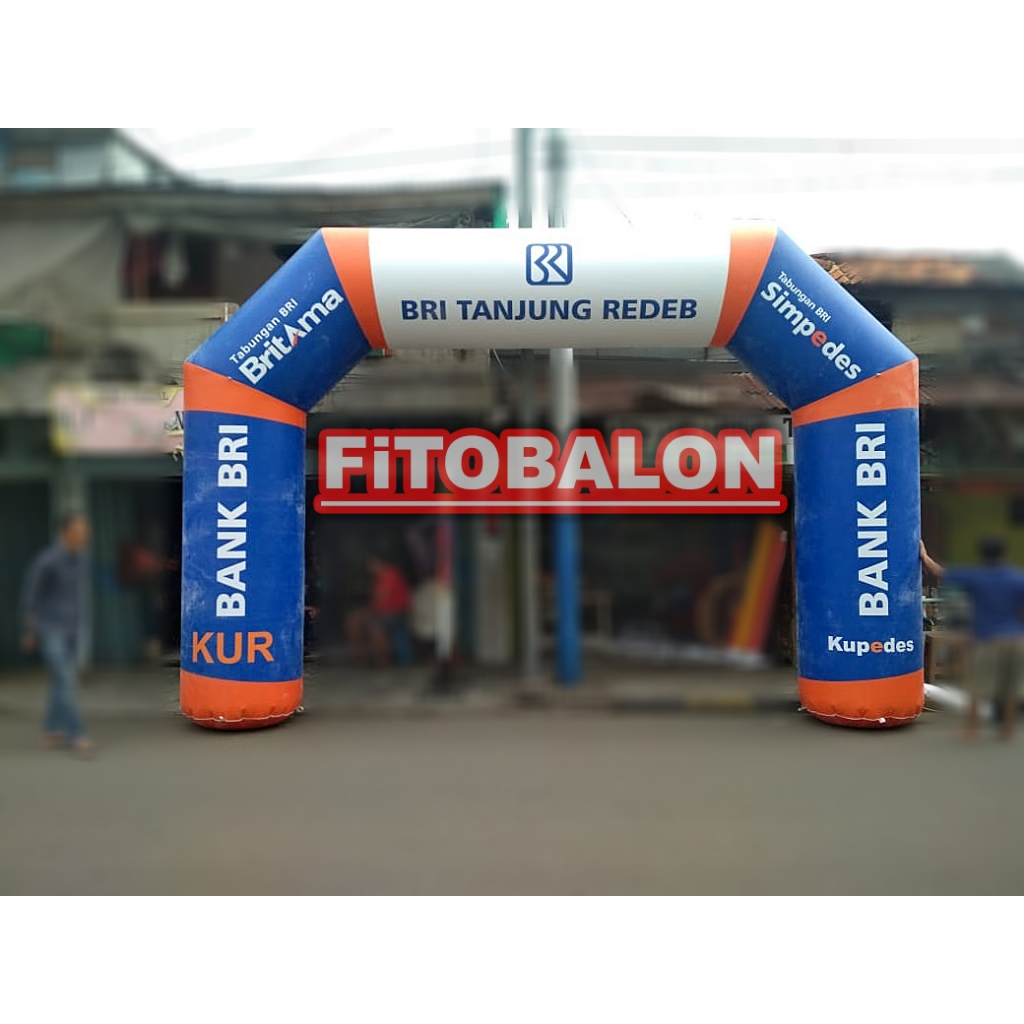 balon gate gapura start finish uk 4x6m fitobalon