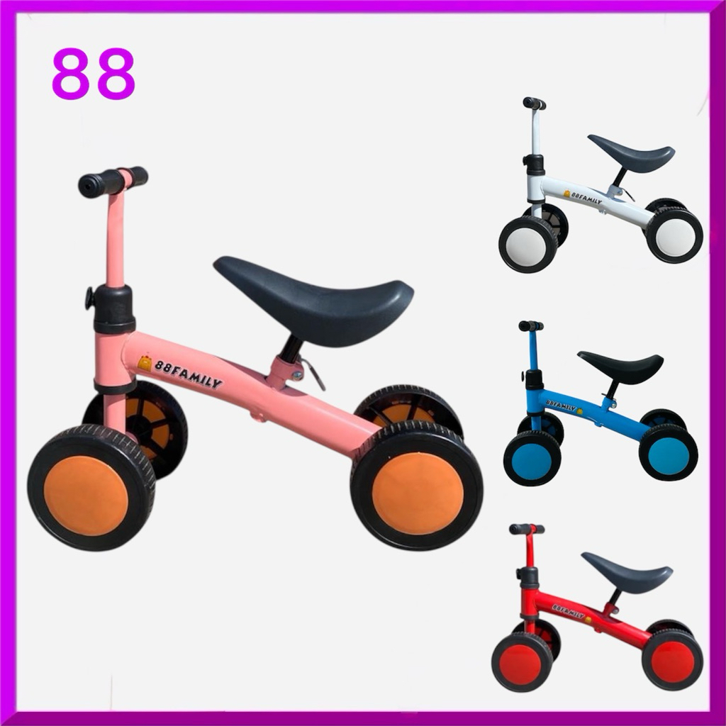 88 Family Toys - Balance Bike Sepeda Keseimbangan Anak 1 Tahun Push Bike sepeda anak Roda Empat