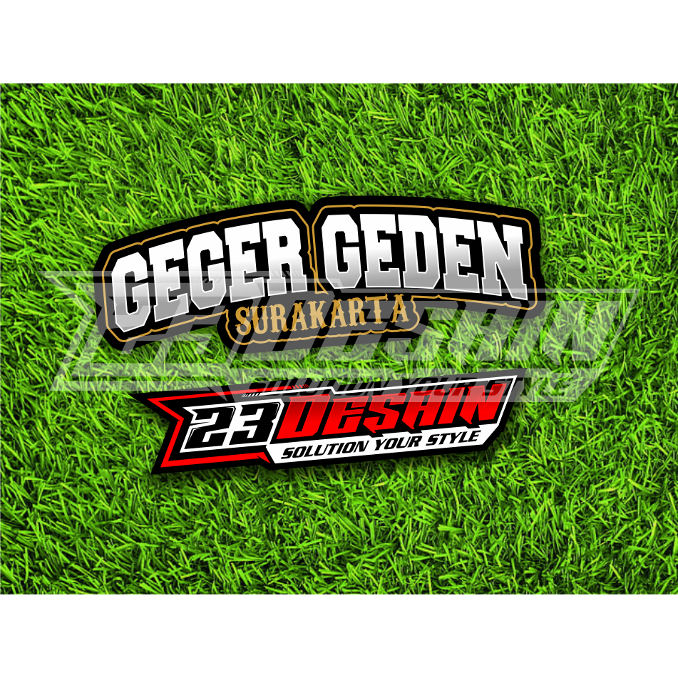 STIKER GEGER GEDEN SURAKARTA STICKER GEGER GEDEN SURAKARTA