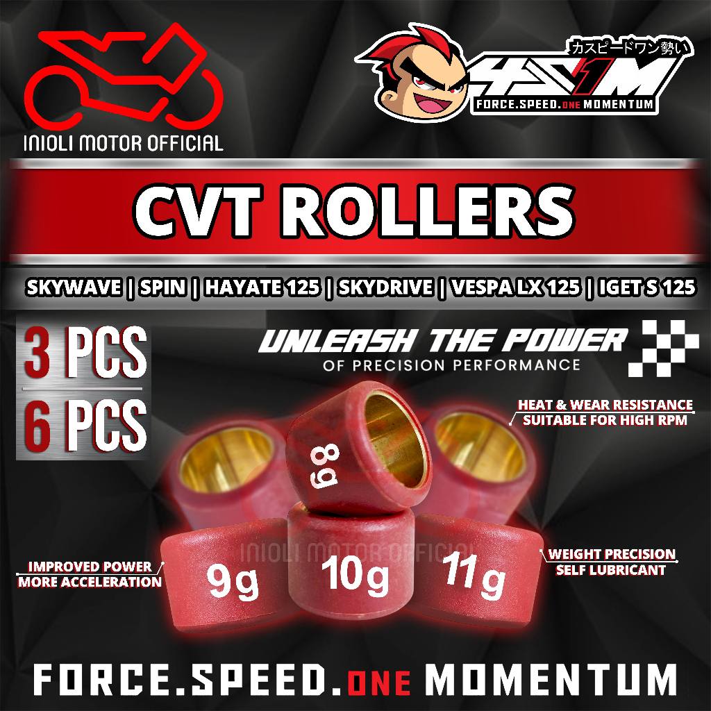 ROLLER 4S1M RACING SPIN SKYWAVE SKYDRIVE HAYATE PIAGGIO ZIP 100CC LIBERTY 100CC ZIP 100CC VESPA MATI