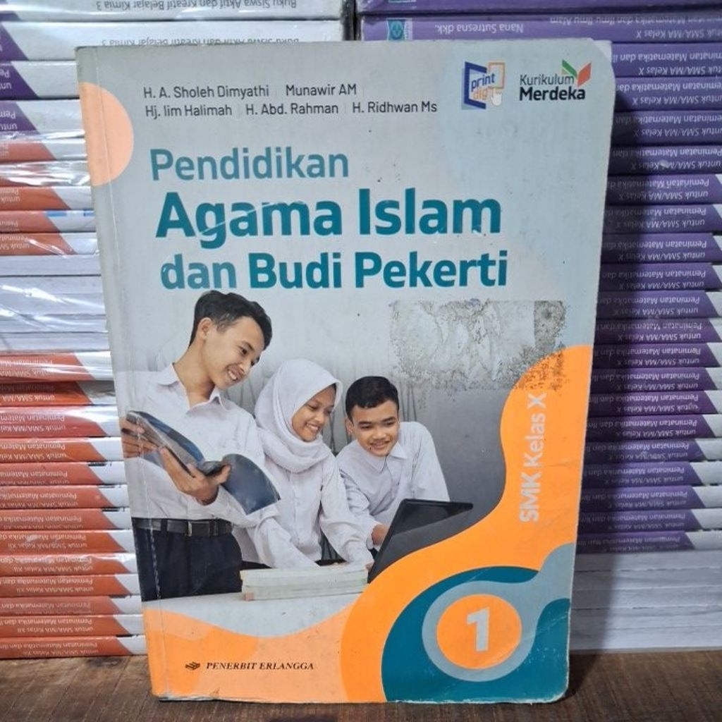 Buku Original Penddidikan Agama Islam SMK Kelas 10 K Merdeka Erlangga