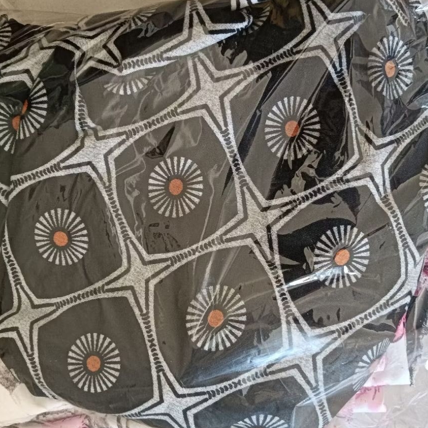 kain perca Jersey hitam