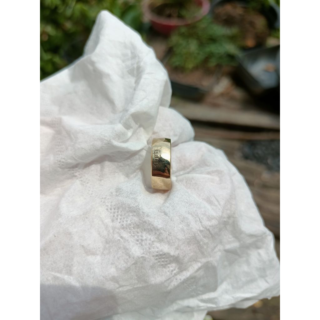 Cincin koin 500 tahun 1991 bunga melati