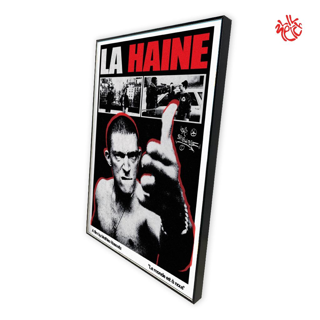 POSTER LA HAINE / MOVIE POSTER / POSTER FRAMEBLOCK