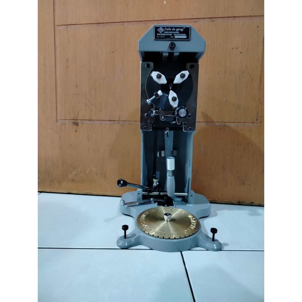 Alat Mesin Grafir Ukir Nama Bagian Dalam Cincin Emas,Perak Manual Carlo de Giorgi