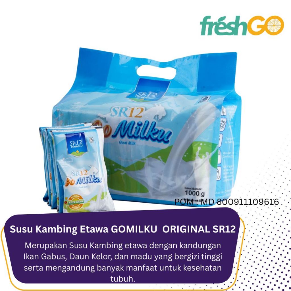 SUSU GOMILKU SR12 / SR12 SUSU KAMBING GOMILKU ORIGINAL/ SUSU KAMBING/ GOMILKU SR12/ SUSU KAMBING KES