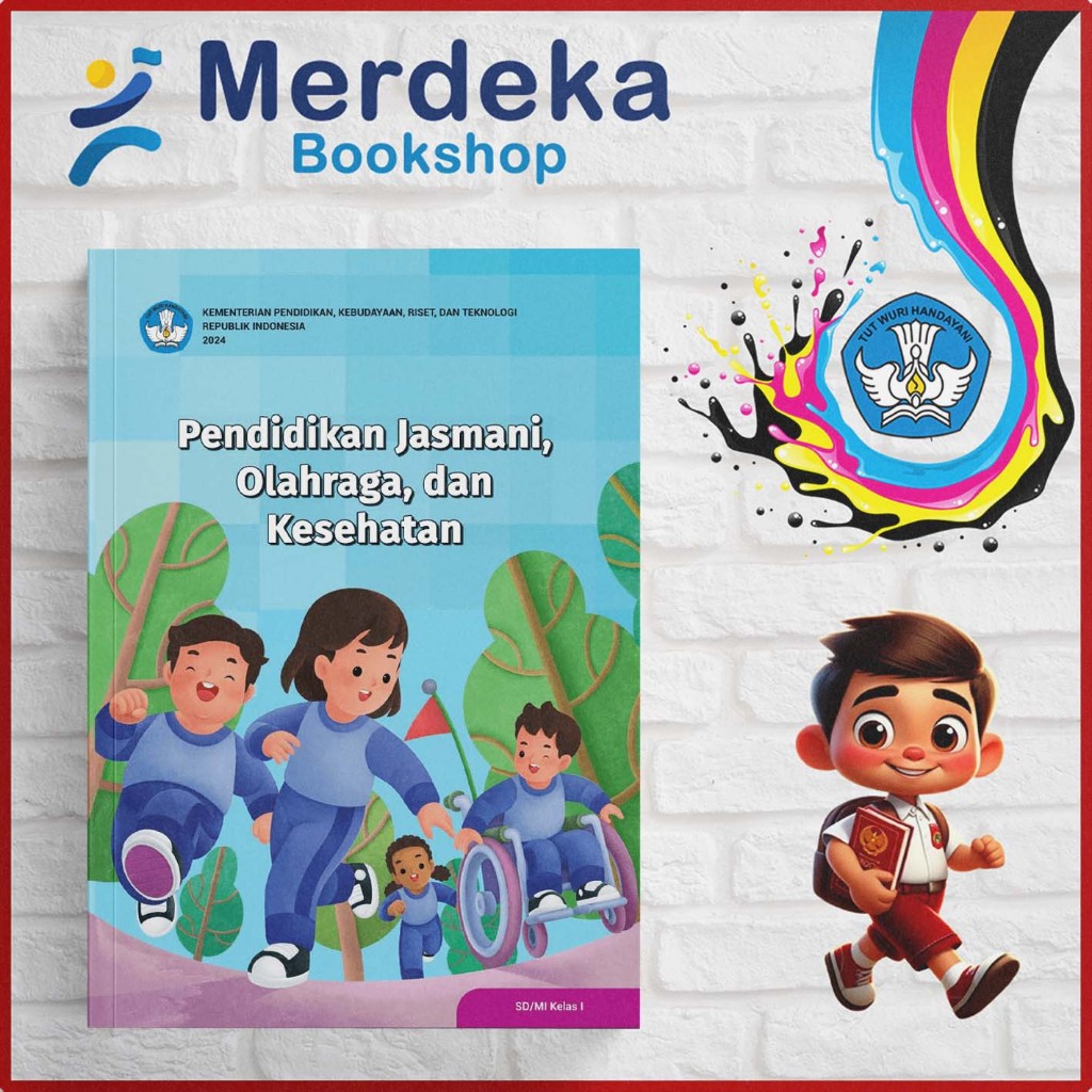 Buku Siswa PJOK New Untuk SD/MI Kelas 1 Kur. Merdeka-Kurmer