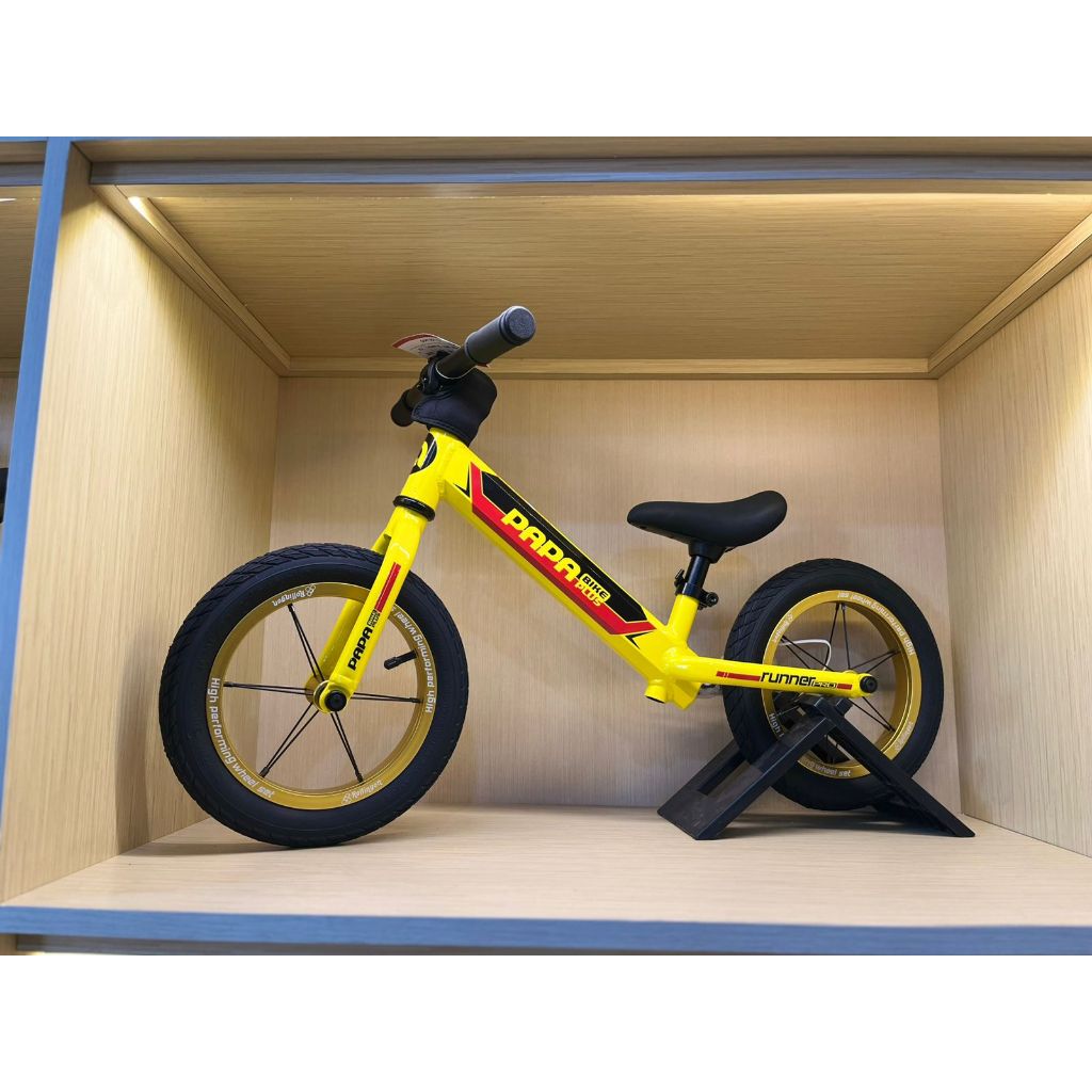 Sepeda Anak Balance Bike PAPA BIKE Push Bike Runner Pro 12inch Yellow. 45464