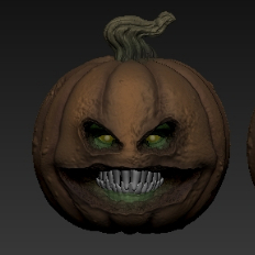 Headsculpt Head HS Smile Pumpkin Head untuk Mythic Legions Cosmic Legions dan untuk Kitbash Action F