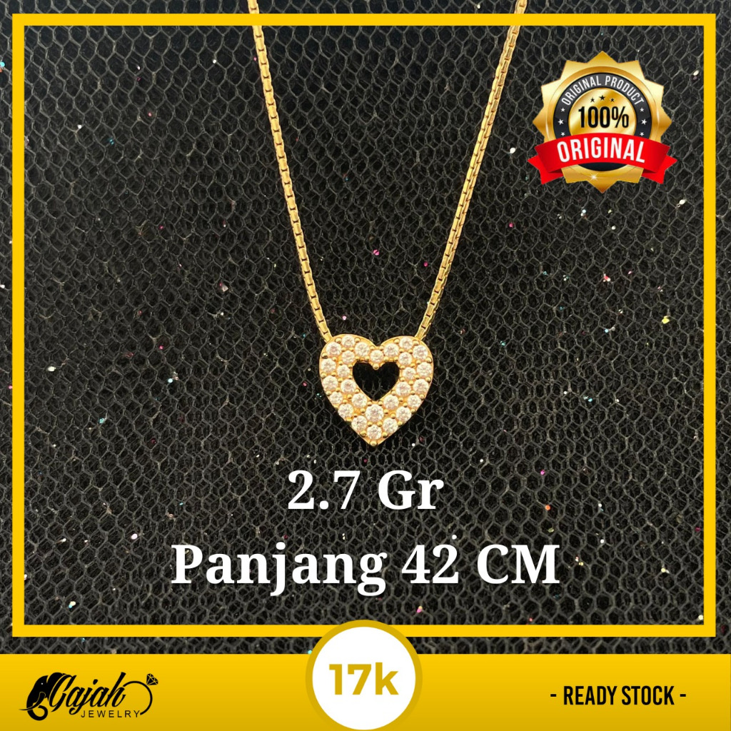Kalung Emas 17K 2.7 Gram Toko Emas Gajah Online Salatiga 7856