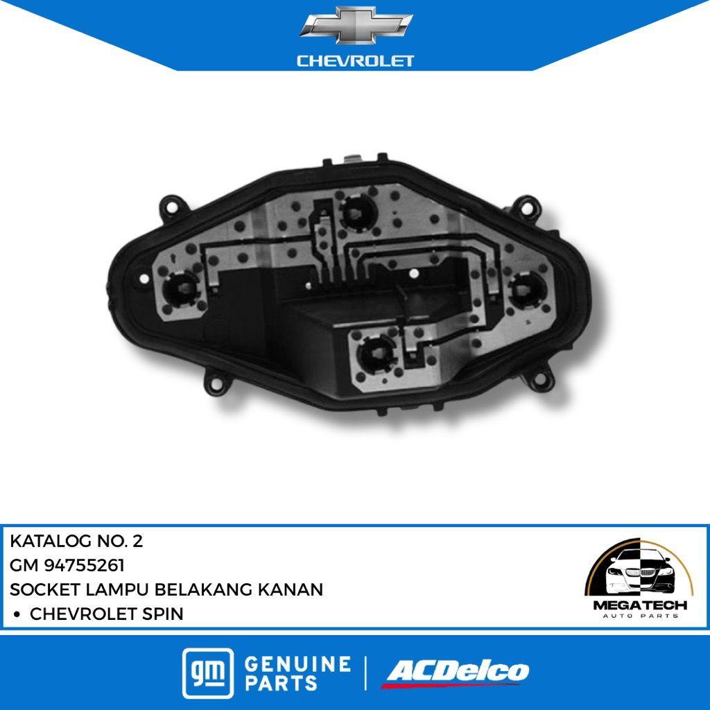 SOCKET STOP LAMP LAMPU BELAKANG KANAN CHEVROLET SPIN ORIGINAL GM 47430751