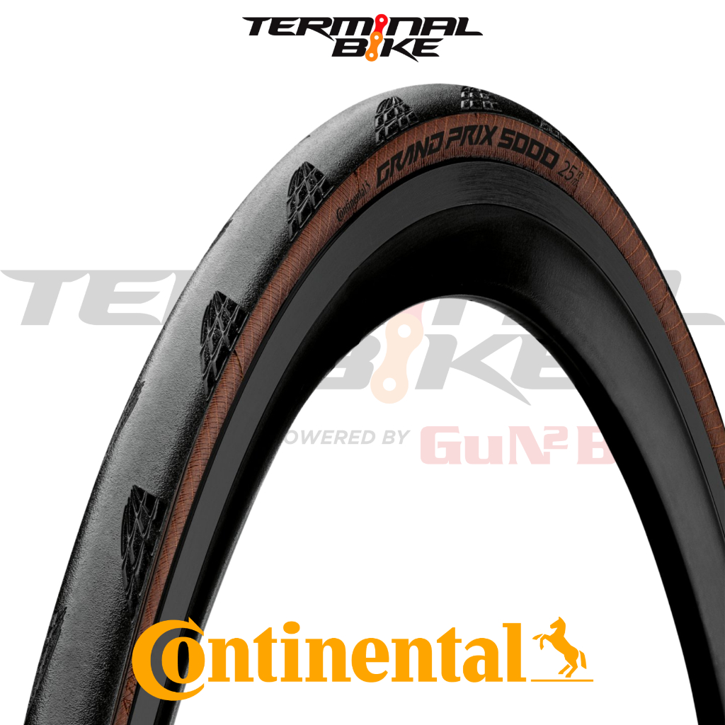 Continental Grand Prix 5000  - Black/Transparent Tanwall