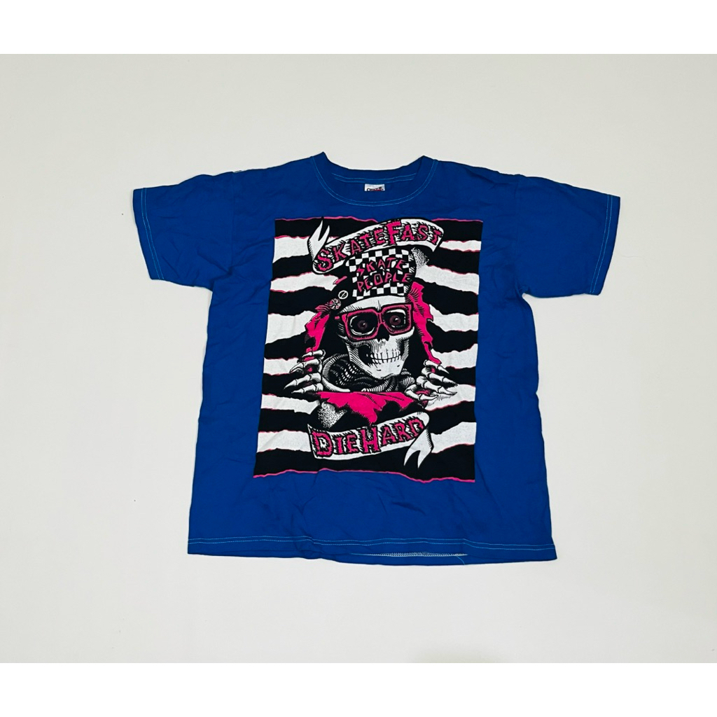 kaos skatefast die hard tag anvil