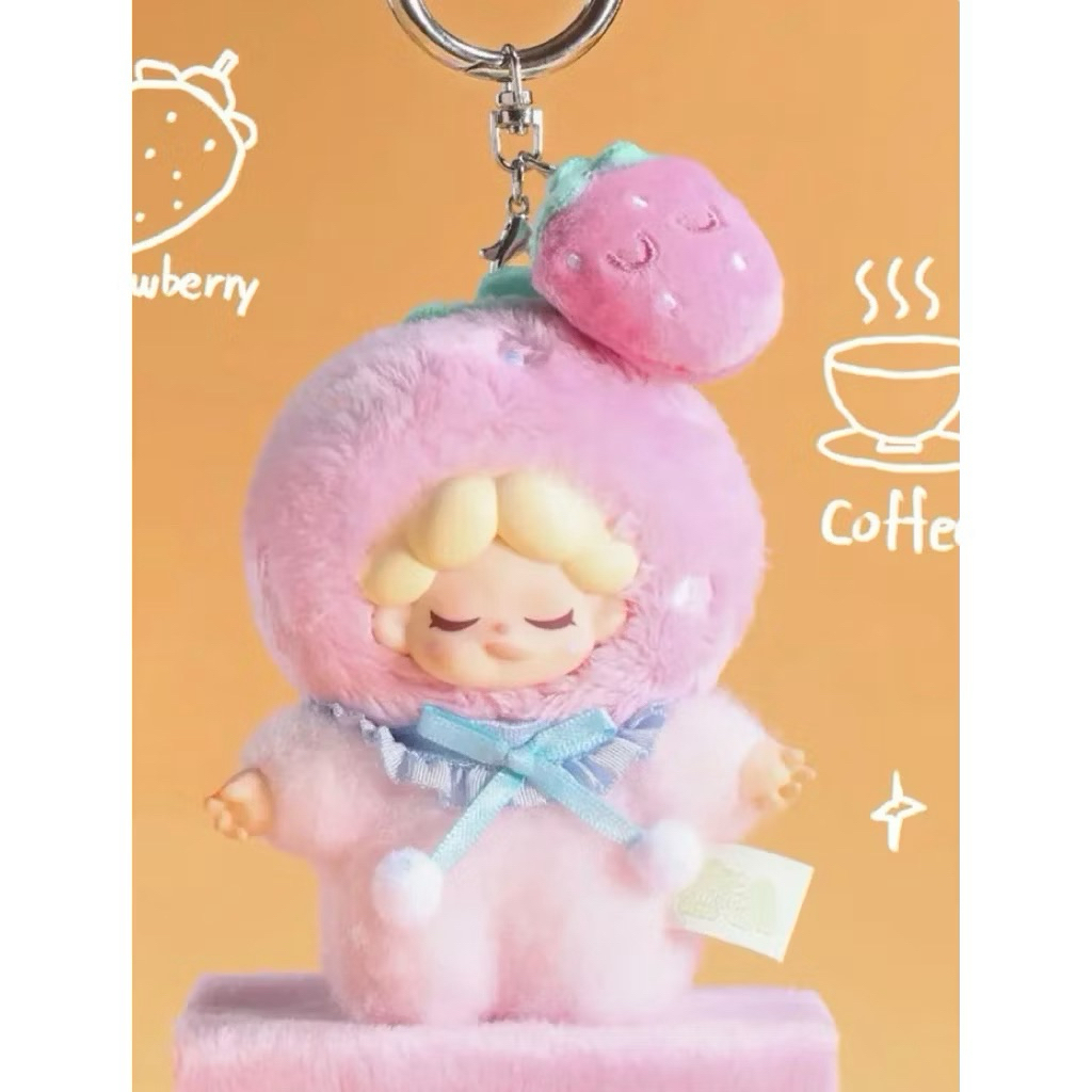 Wendy fruit party series mini plush selected - strawberry