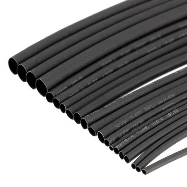 1 meter Heat shrink cable BLACK heatsink sink kabel bakar heatshring