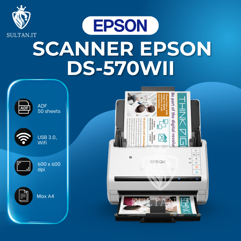 SCANNER EPSON ORIGINAL DS 570W II / DS-570WII