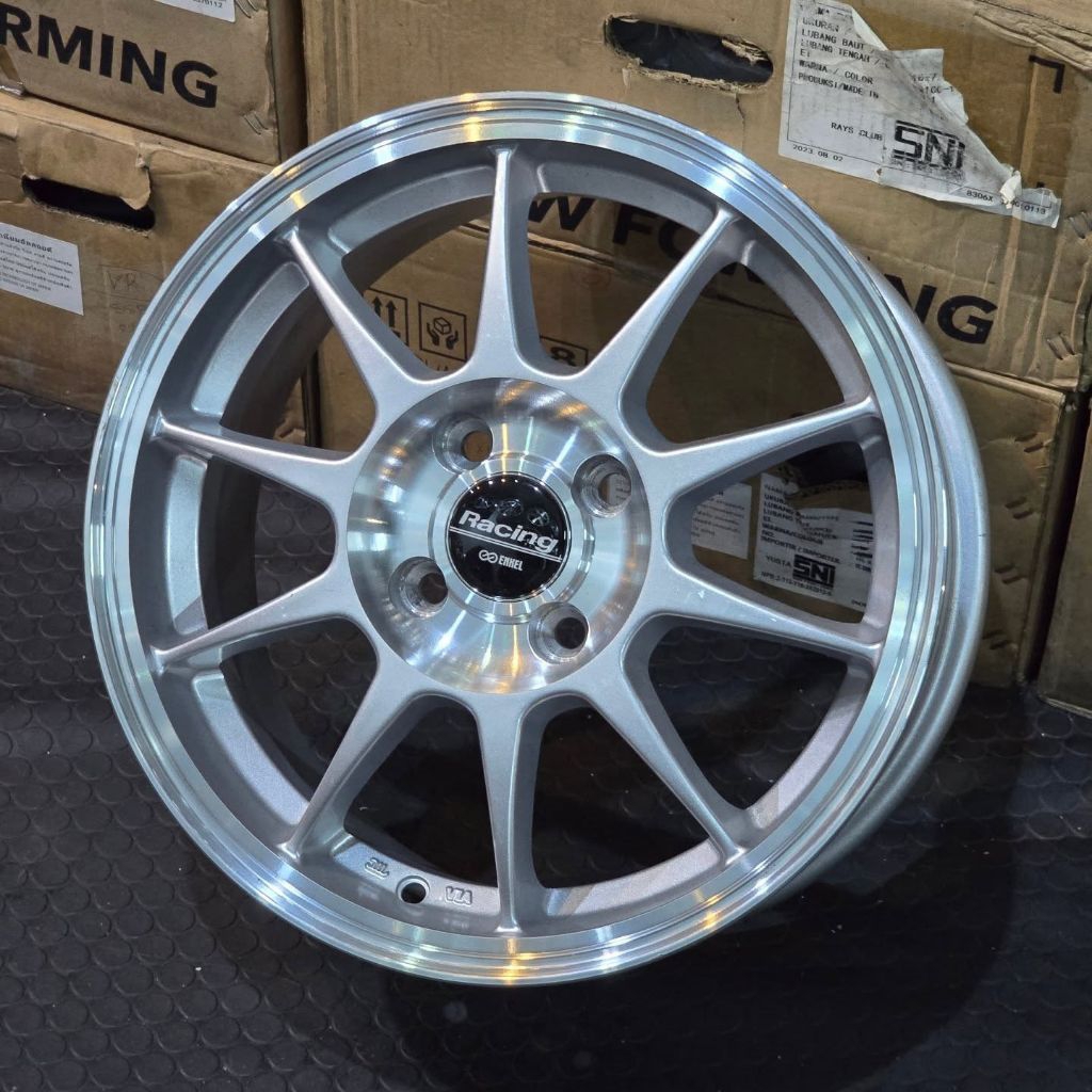 VELG RACING ENKEI TARMAC R15 LEBAR 6,5 PCD 4X100 velg mobil ring 15 velg racing r15 mobil brio jazz 