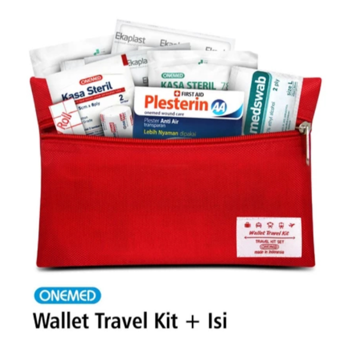 P3K Travel Kit P3K Wallet Travel Kit + Isi OneMed P3K Onemed