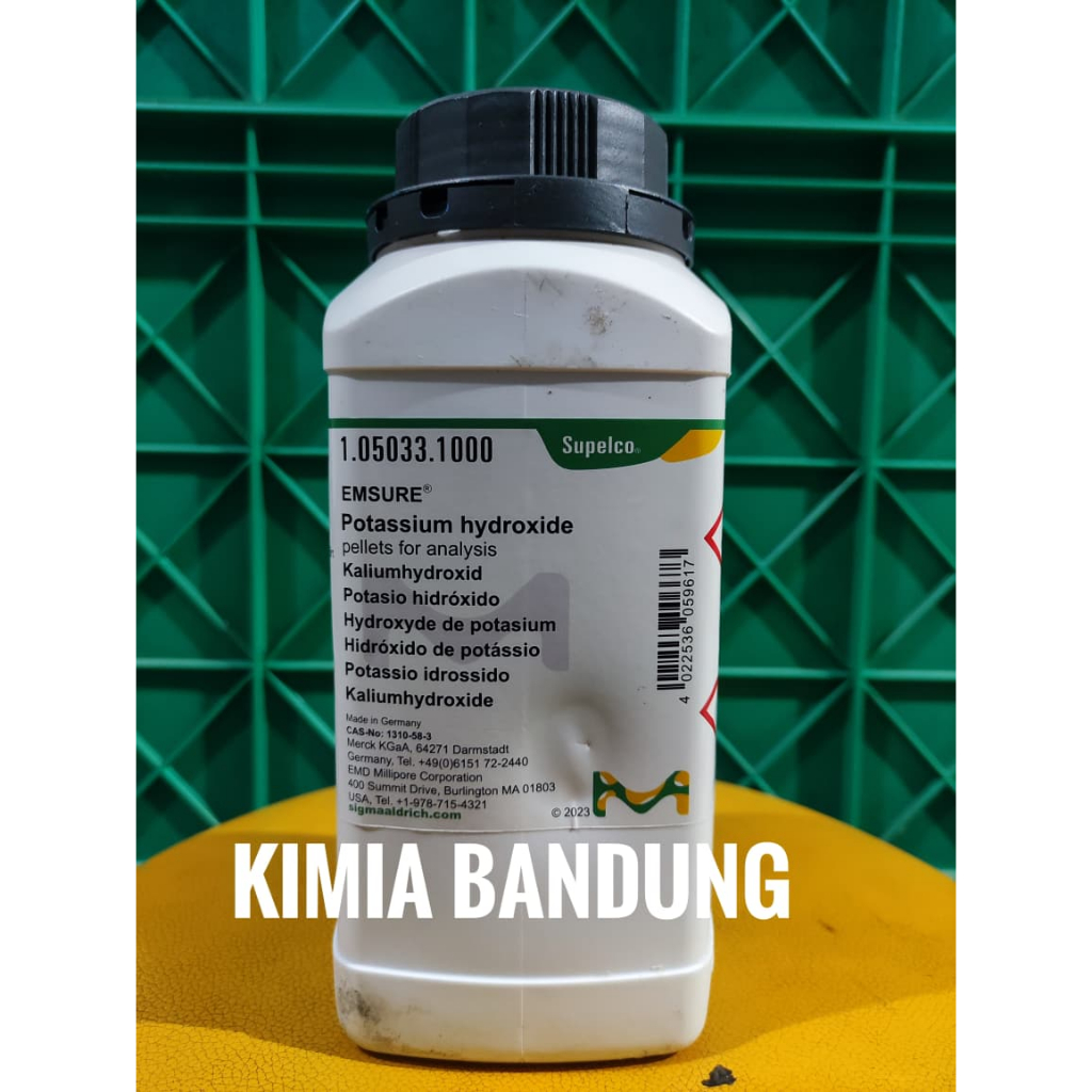 POTASSIUM HYDROXIDE / KALIUM HIDROKSIDA MERCK 105033 - 1KG ORIGINAL