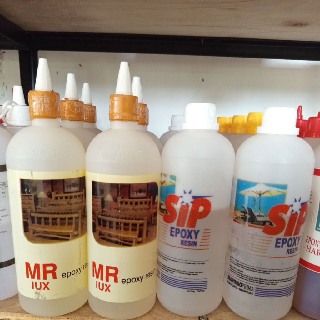 Lem Epoxy Mr Lux Resin Sip Resin Botol Besar