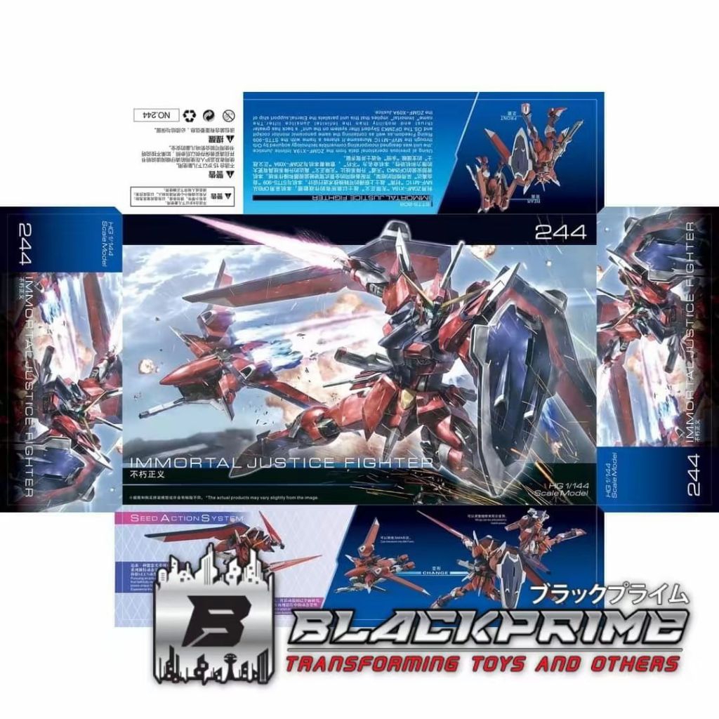 HG 1/144 Immortal Justice Fighter 1/144 Model Kit hg 244 justice