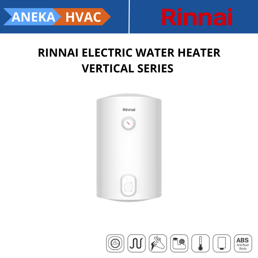 Pemanas Air Listrik Rinnai - Vertical Series