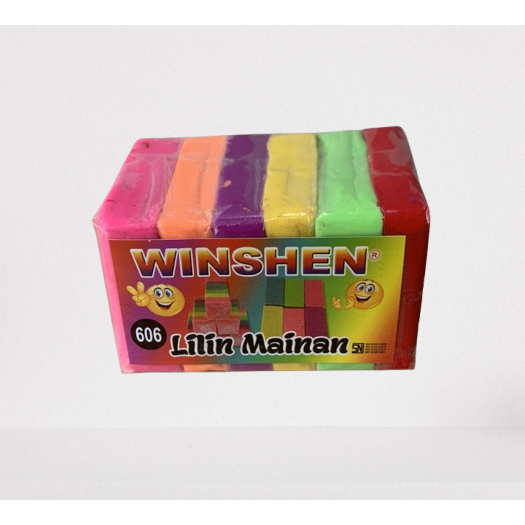 PLASTISIN JUMBO 606 6 WARNA (Pcs)