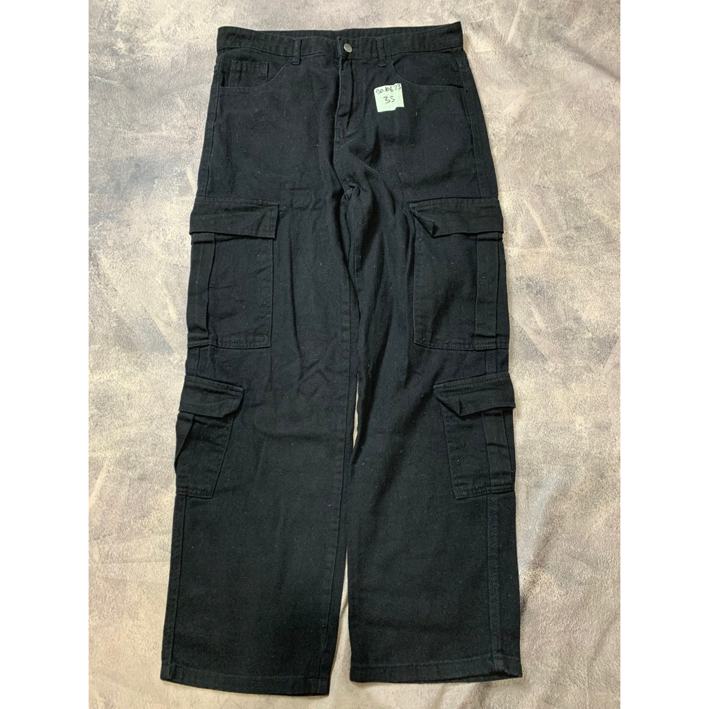 CARGO PANJANG JEANS MULTIPOCKET
