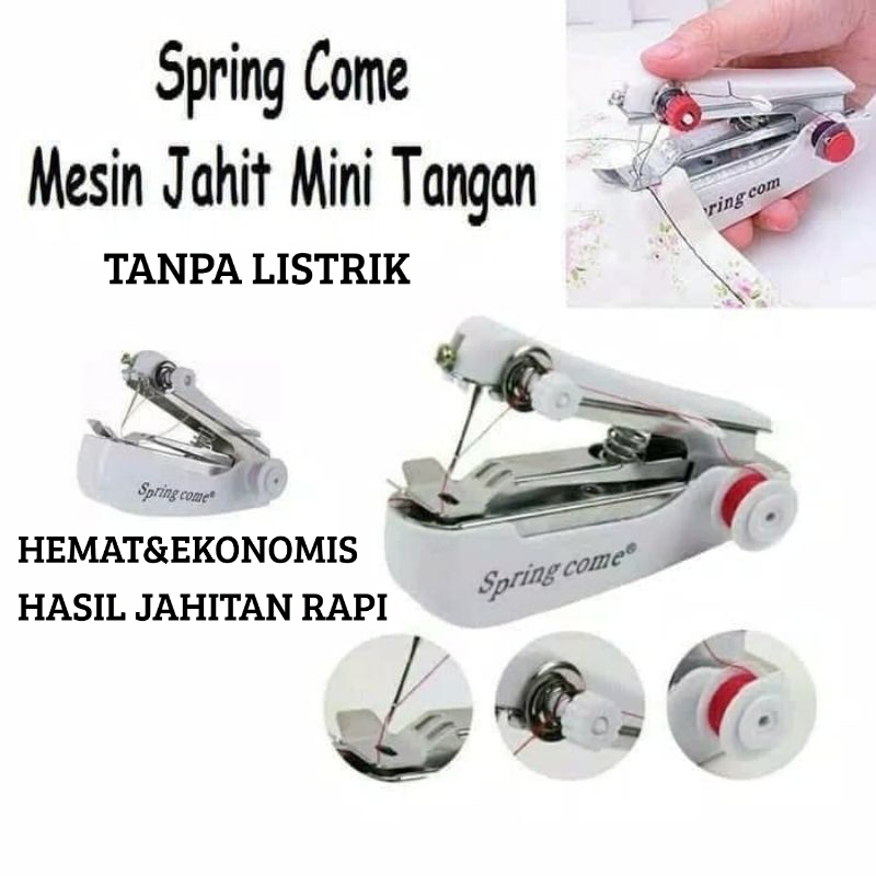 Mesin Jahit Tangan Mini Portable Tanpa Baterai Hemat&Ekonomis