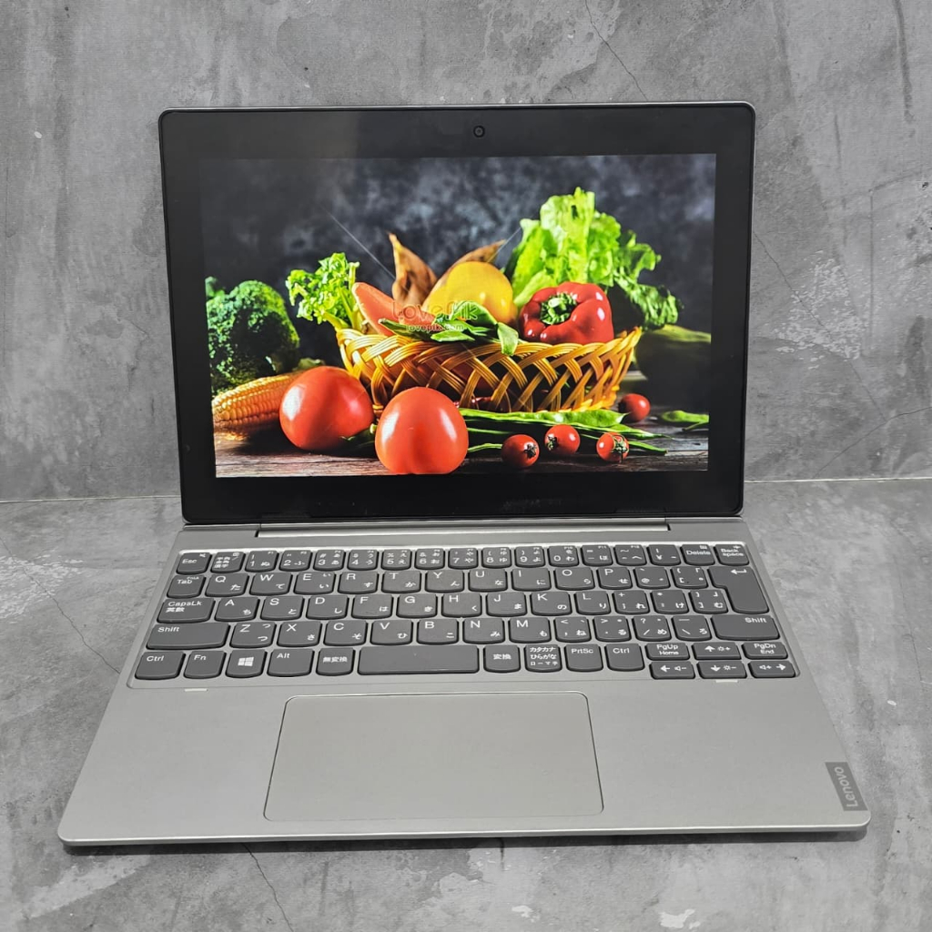 Laptop 2in1 Tablet Lenovo Ideapad D330 N4000  Ram 4GB Ssd eMMc 64GB - Second Bergaransi