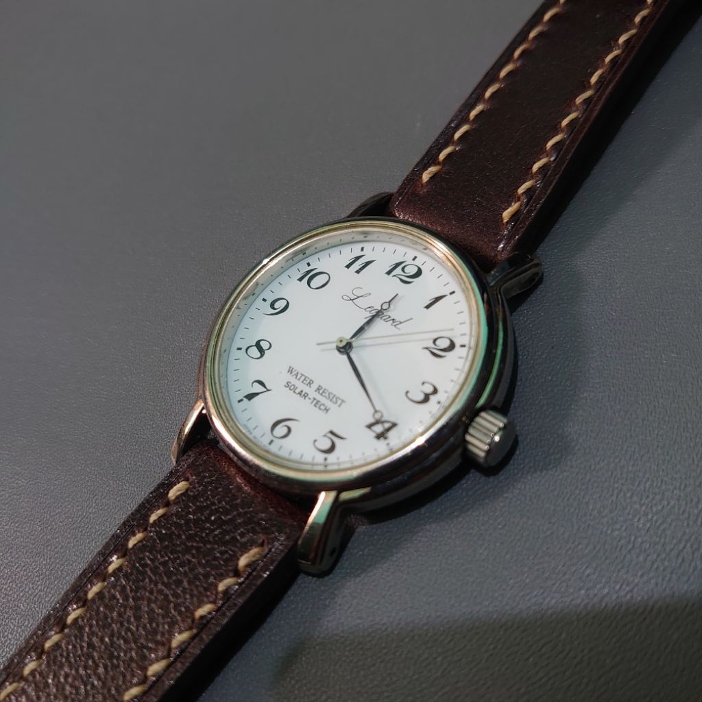 Jam Tangan Mewah Citizen Leopard Solar-Tech 38mm Vintage Collection Second Whatch Only E031 S027055