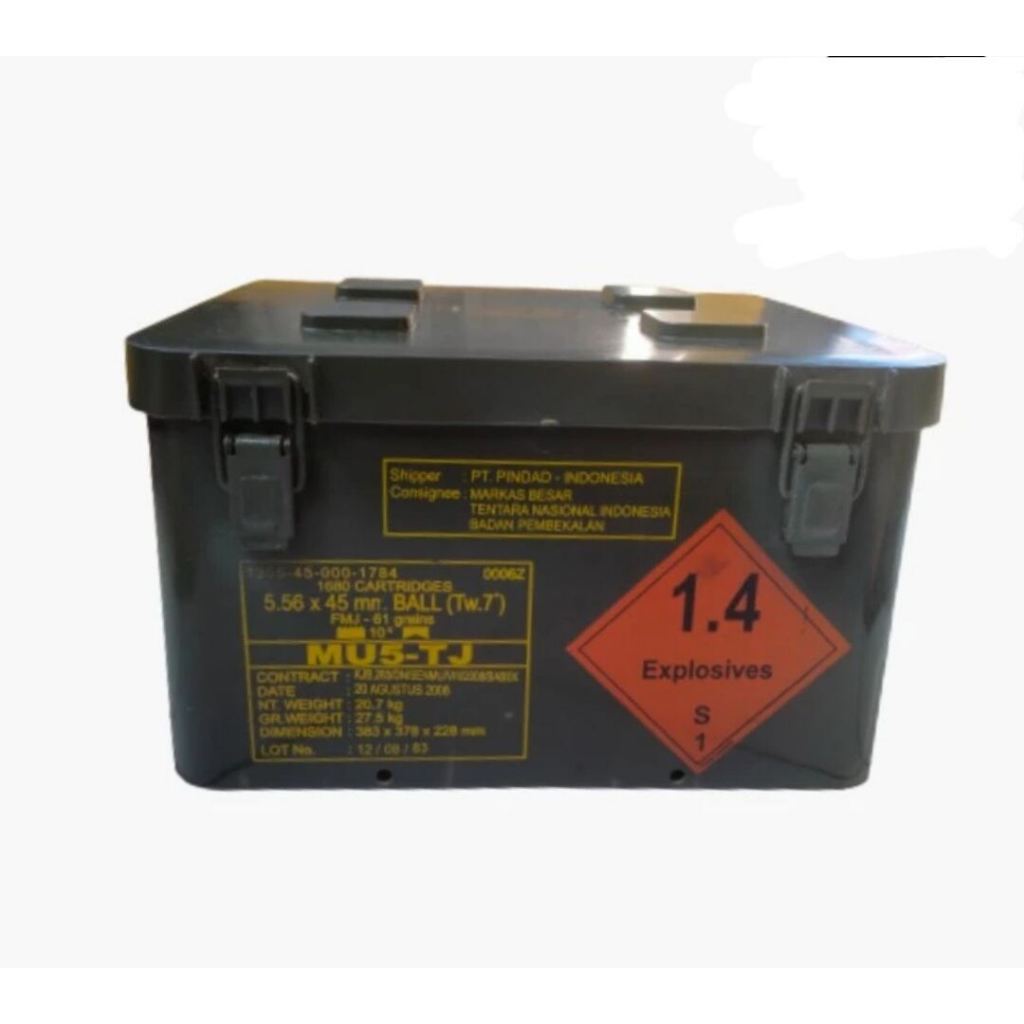 Box Bekas Peluru Kotak Bekas Peluru Bahan Plastik Tebal
