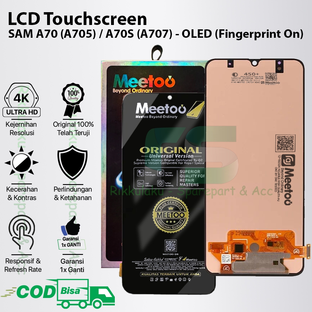 LCD SAM GALAXY A70 2019/A70S OLED FINGERPRINT / A705 /A707