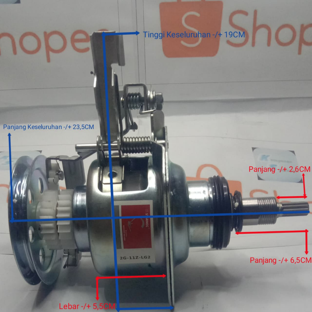 GEARBOX GEAR 2 LG/GEARBOX MESIN CUCI LG 1 TABUNG ( GEAR 2 )