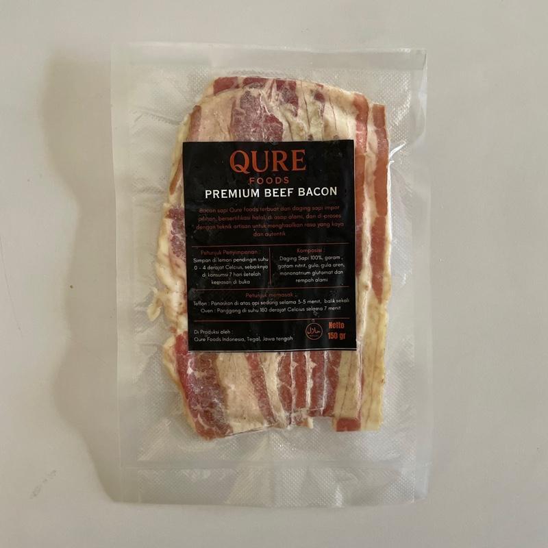 Beef Bacon Halal by QureFoods | Bacon Asap Shortplate Sapi 150gr