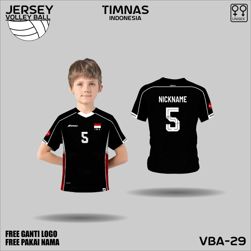Jersey anak volly kaos volley ball baju olahraga voli