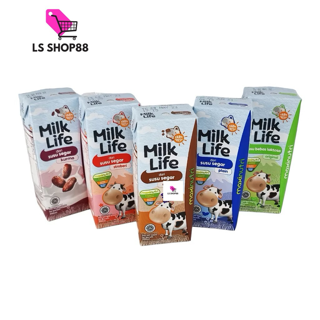Susu UHT Milk Life 200ml