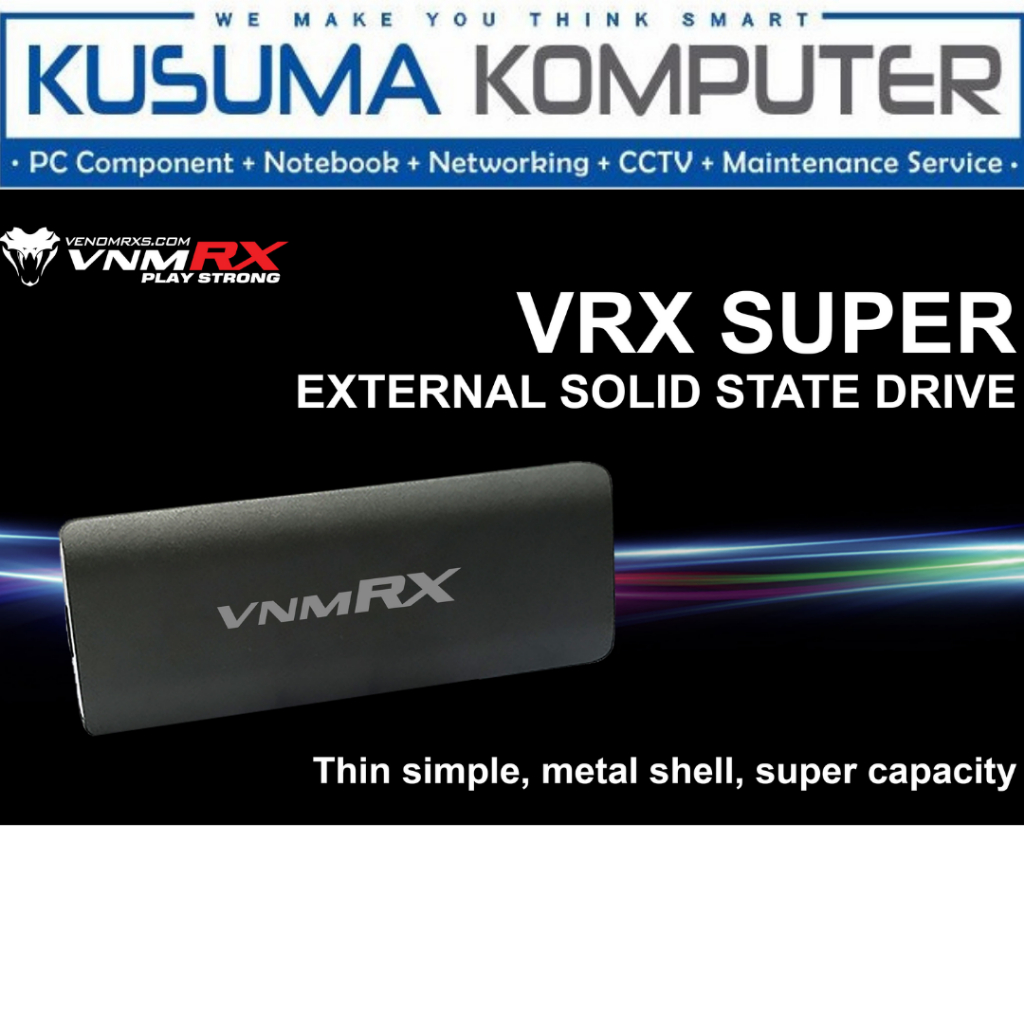 Venomrx External Eksternal SSD 512GB 1TB 2TB SUPER EXTERNAL SSD