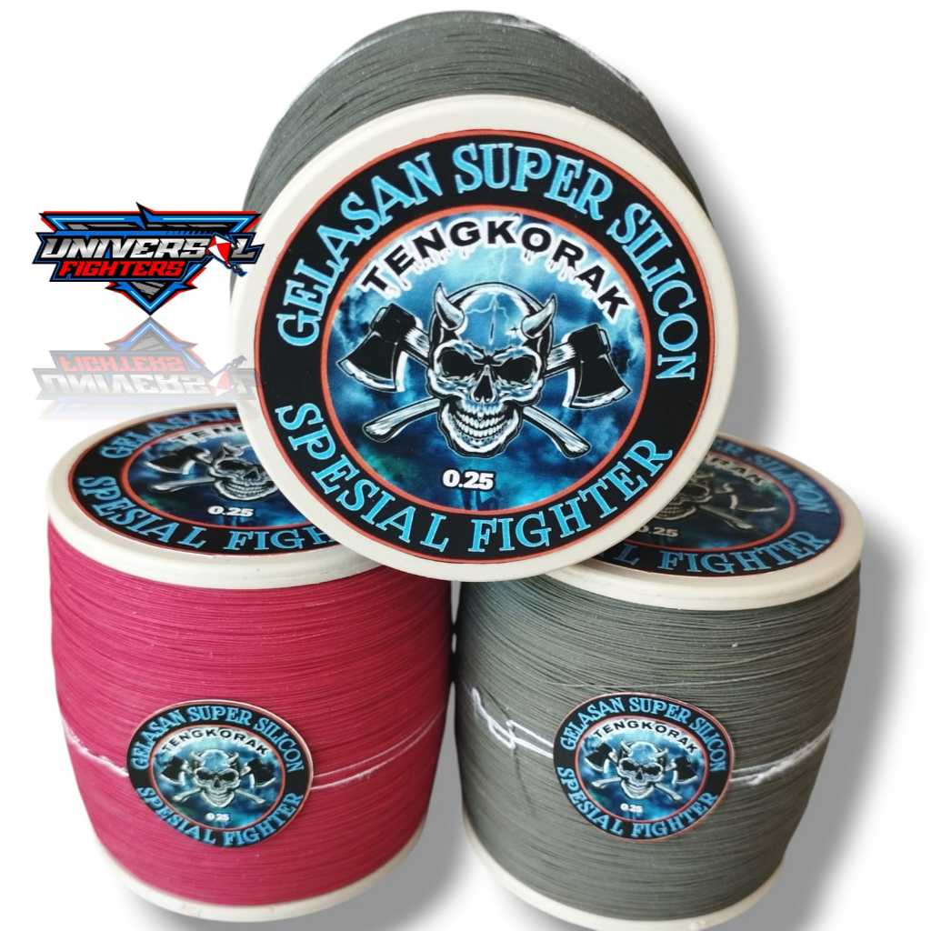Benang Senar Gelasan Layangan TENGKORAK 0.25 1600yard