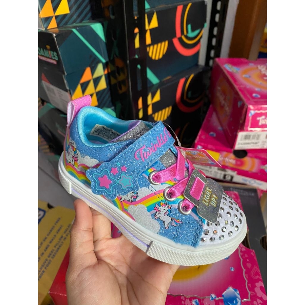 Sepatu skechers kids S-light 314809