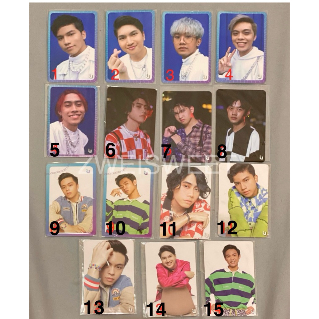 Official Photocard Un1ty Bene Cd Pb |Fenly Fajri Fiki Farhan Gilang Ricky Zweitson Shandy [READ DESC