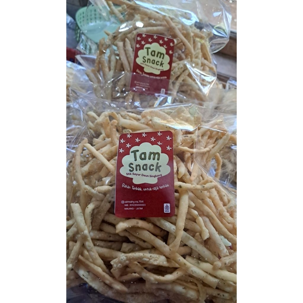 tam snack stik daun singkong