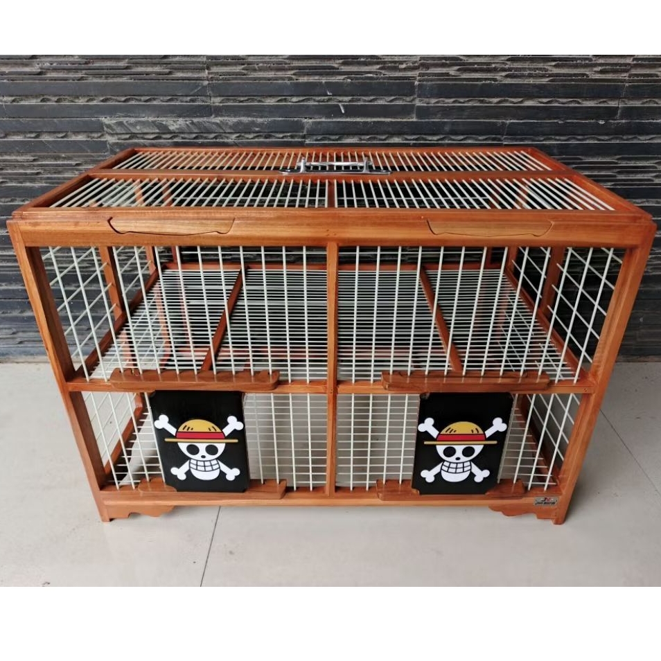 DONGDANG MERPATI 2 PASANG JUMBO STIKER_ KANDANG JATI BURUNG DORO