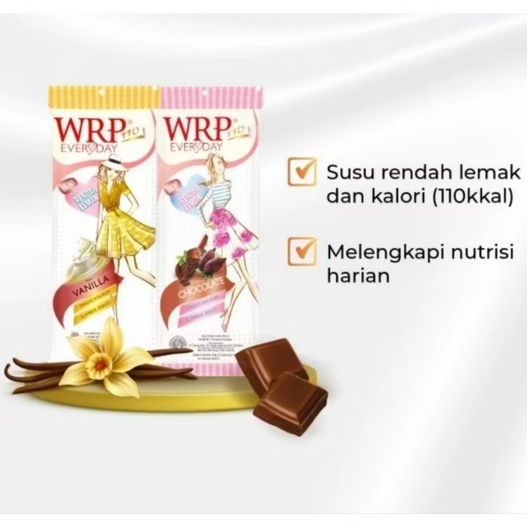 WRP Every Low Fat Milk Vanilla & Chocolate 60g